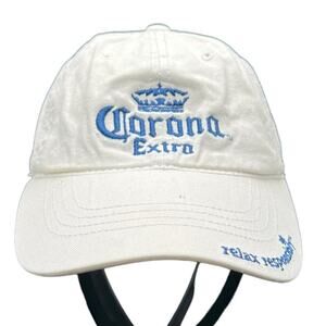Corona Extra Relax Responsibly White Baseball Cap Adjustable